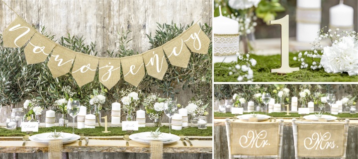  Décoration Naturelle pour mariages - Les classiques pour la table 1