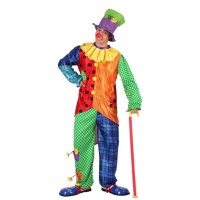 Déguisement de clown avec chapeau pour homme