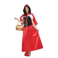 Déguisement de Petit Chaperon Rouge avec cape pour femme