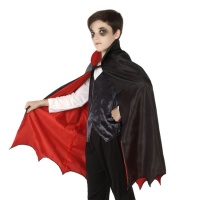 Cape réversible de vampire pour enfants - 84 cm