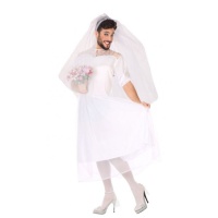 Déguisement de mariée longue pour homme