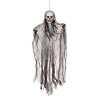 Pendentif de squelette fantôme avec dreadlocks - 91 cm