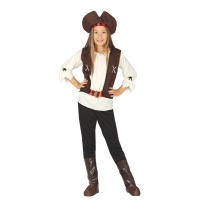 Costume de pirate Morgan pour fille