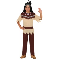 Costume d'Indien Cherokee avec ruban pour enfants