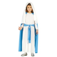 Déguisement de la Vierge Marie avec cape et voile