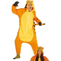 Costume de tigre de la jungle pour adultes