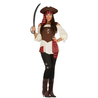 Déguisement de pirate Morgan pour femme