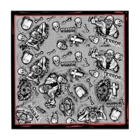 Serviettes de zombie de 16,5 x 16,5 cm - 20 unités