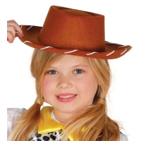 Chapeau de cow-girl pour enfant - 53 cm