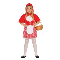 Déguisement de petit chaperon rouge avec cape pour fille