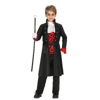 Costume d'empereur vampire pour enfant