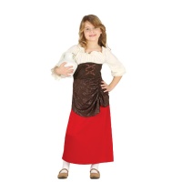 Costume de tavernière pour fille