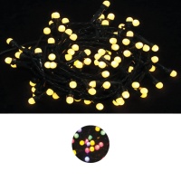 Guirlande de 100 LED en forme de boule - 5 m