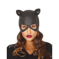 Masque de femme chat en latex