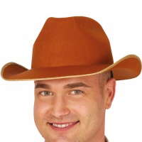 Chapeau de cowboy marron - 58 cm