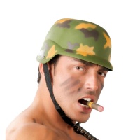 Casque militaire camouflage - 59 cm