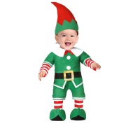 Costume de lutin vert pour bébé