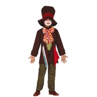 Costume de Chapelier fou marron pour enfants