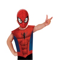 Déguisement de Spiderman avec t-shirt et masque pour enfant