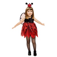 Costume de coccinelle rouge pour fillette