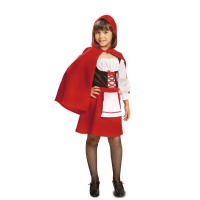 Déguisement de Petit Chaperon Rouge avec cape pour fille