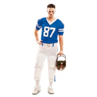 Costume de rugbyman bleu pour homme