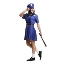 Déguisement de policier avec robe pour homme