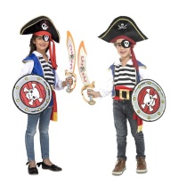 Déguisement de pirate pour enfant avec accessoires