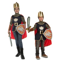 Déguisement de chevalier médiéval pour enfants avec accessoires