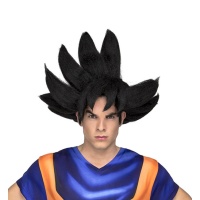 Perruque de Son Goku en boîte pour adulte