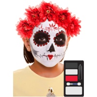 Set de maquillage crâne Catrina