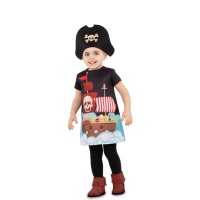 Déguisement de capitaine pirate pour fille