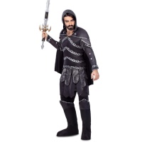 Costume de chevalier noir de la nuit pour homme