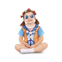 Body costume de hippie pour bébé