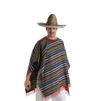 Poncho mexicain pour homme