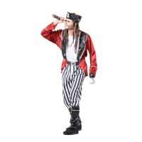 Costume de pirate corsaire anglais pour homme