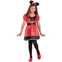 Déguisement de petite souris Minnie avec oreilles pour enfant