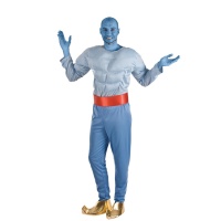 Costume de génie d'Aladin musclé pour homme