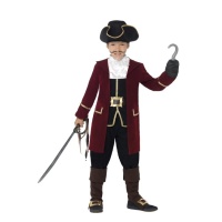 Déguisement de capitaine pirate avec chapeau pour enfant