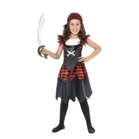 Costume de boucanier pirate pour fille