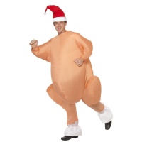 Costume de poulet rôti gonflable