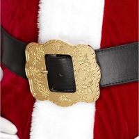 Ceinture avec boucle dorée de Père Noël