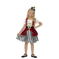 Costume de pirate de luxe pour fille