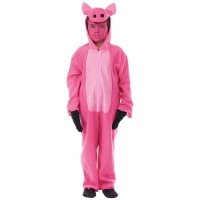 Costume de petit cochon rose pour enfant