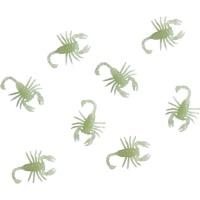 Sac de 8 scorpions phosphorescents de 6 cm