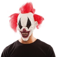 Masque de clown It avec cheveux