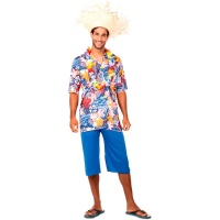 Déguisement hawaïen tropical pour homme