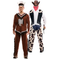 Costume d'Indien et de Cow-boy pour Adulte