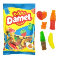 Sachet assorti de bonbons gélifiés avec sucre - Damel - 1 kg