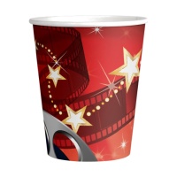 Verres de Cinéma Hollywood de 250 ml - 8 unités